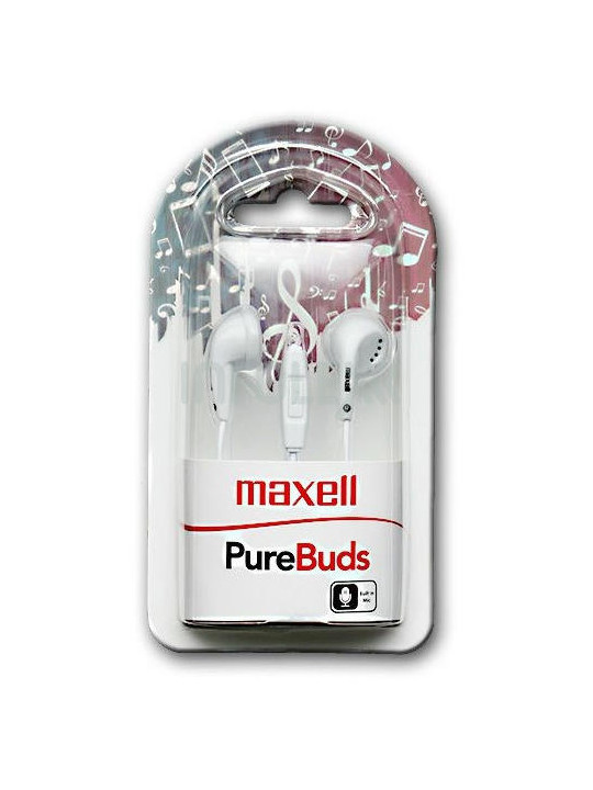 Ακουστικό με μικρόφωνο Maxell Pure Buds Λευκό χρώμα