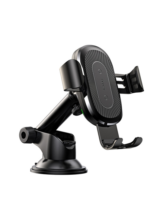 Baseus Wireless Charger Gravity Car Mount Black(osculum type) (WXYL-A01) black