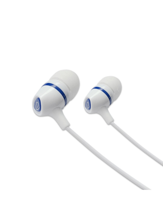 EARPHONES ΜΕ ΜΙΚΡΟΦΩΝΟ EH191 ΑΣΠΡΟ-ΜΠΛΕ