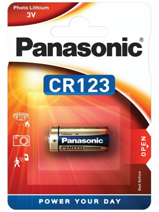 PANASONIC Lithium Power CR123 BL1