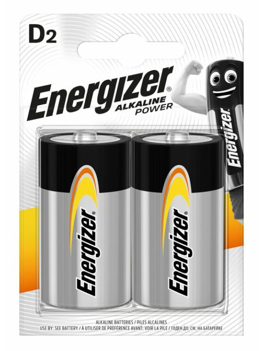 ENERGIZER Alkaline Power LR20 D BL2