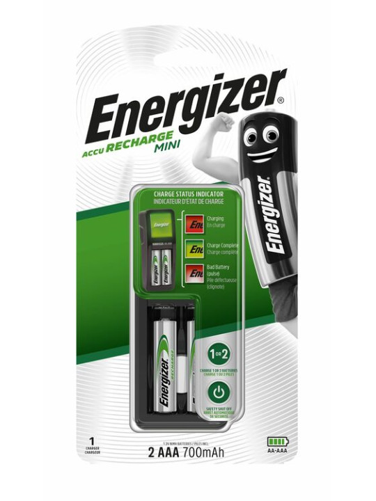 ENERGIZER   Mini Charger incl. 2xAAA 700mAh