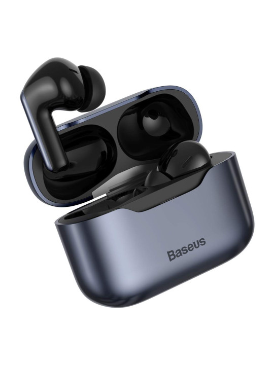 Baseus Earphone Bluetooth SIMU S1 Pro ANC, TWS Wireless headset BT 5.1 Black (NGS1P-0A)