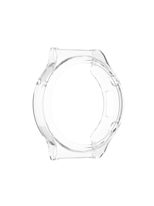 For Huawei Watch GT 2 Pro / GT 2 ECG Half Coverage Hollowed TPU Protective Case(Transparent White)