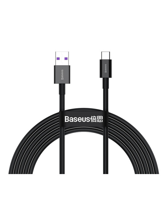 Baseus USB 2.0 Cable USB-C male - Lightning Μαύρο 1m (CATLYS-A01)