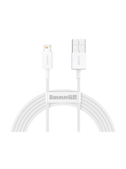 Baseus Superior Series USB to Lightning Cable Λευκό 2m (CALYS-C02)