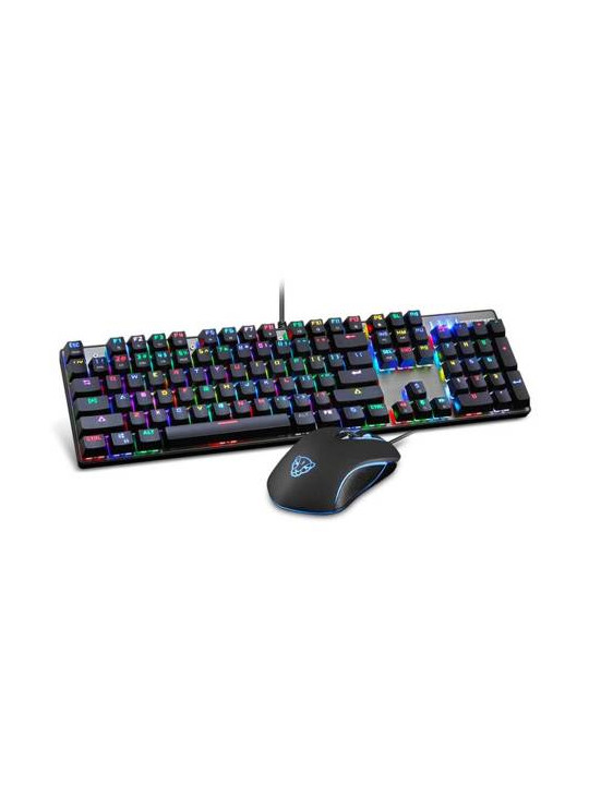 Mouse and keyboard combo Motospeed CK888 ( OUTEMU Blue )