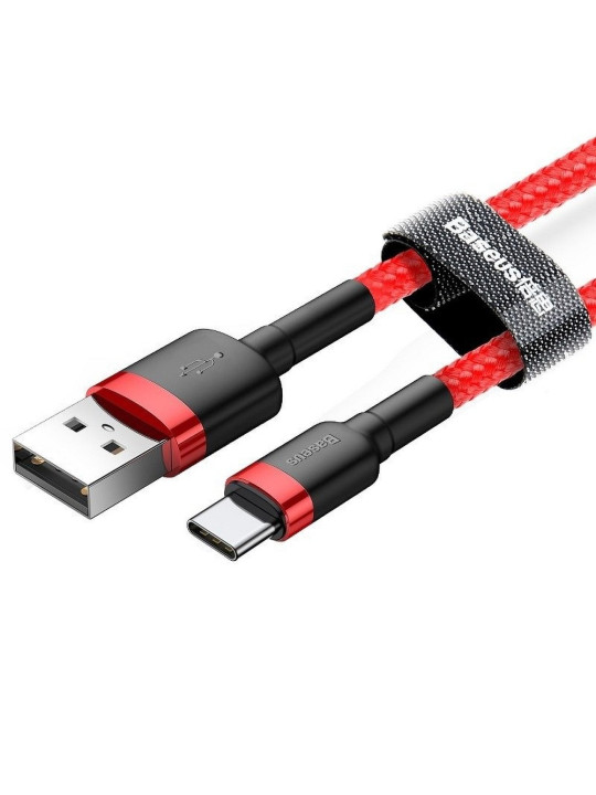 Baseus Cafule cable USB-C 3A 1m (Red) CATKLF-B09