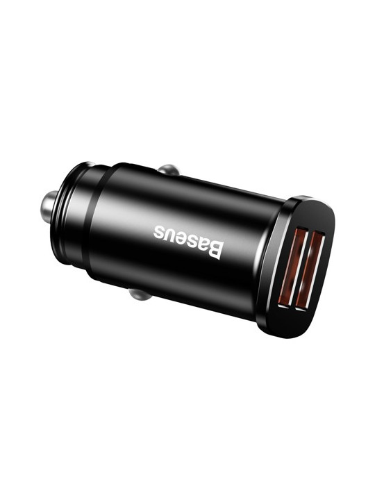 Baseus Square Car Charger CCALL-DS01 2xUSB QC3.0 5A 30W (Black)