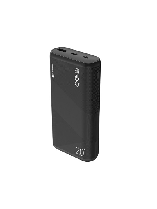 Powerbank TRACER AMOS 20000mAh QC3.0-PD20W BK ΜΑΥΡΟ