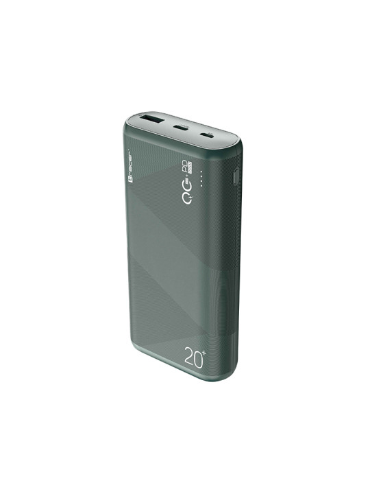 Powerbank TRACER KORI 20000mAh QC3.0-PD20W GR ΠΡΑΣΙΝΟ