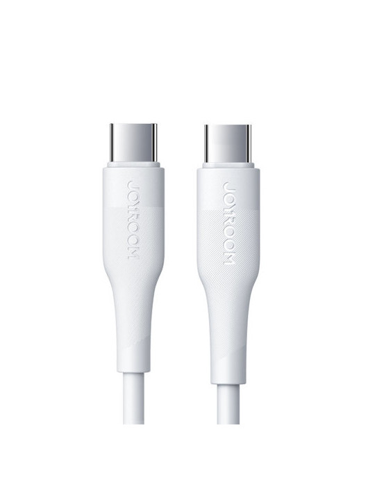 Joyroom αλώδιο USB Type C cable - USB Type C PD 60W 1.8m white (S-1830M3)