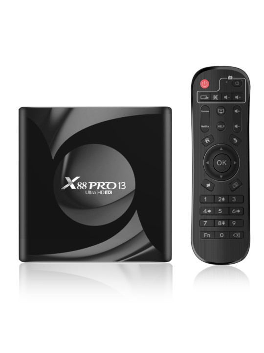 Tv Box Android13  X88 mini 13 4gb 32gb RK3528 2.4G/5Ghz Wifi HDR 4K